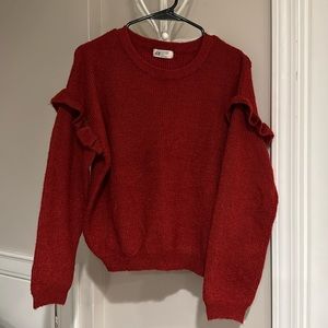 Girls oversize knitted sweater sz 12/14